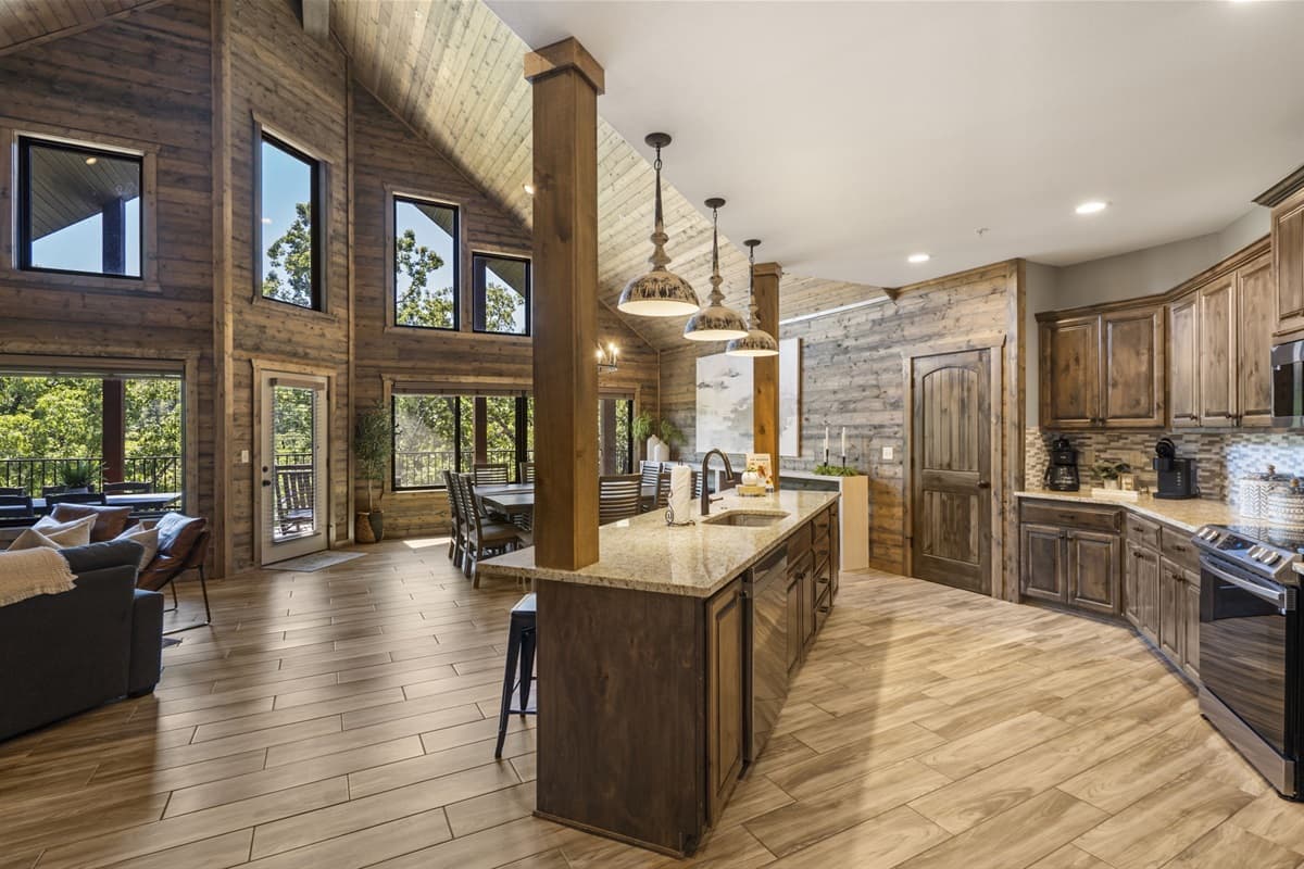 Open floor plan with lots of room for the family!