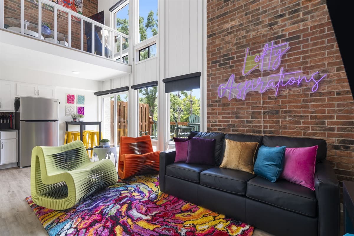 Get comfy in the living room!