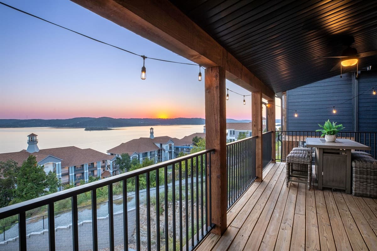 Sit on the back with with your morning coffee!