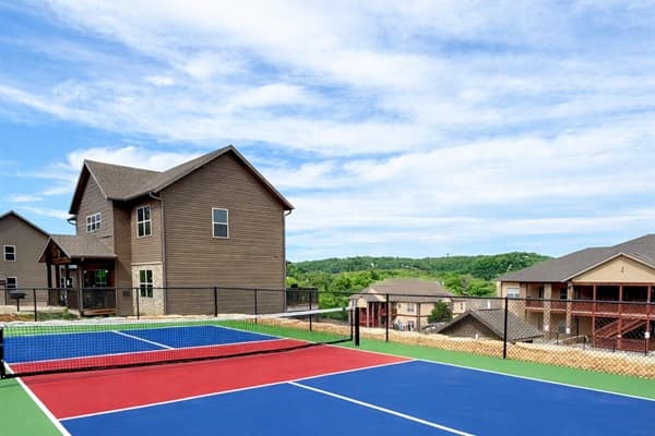 New community pickleball court steps outside of your door!
